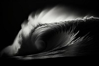 A Tsunami motion nature white.