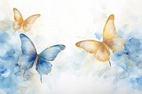 Butterflys watercolor background painting animal insect.