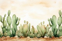 Cactus watercolor background backgrounds plant green.
