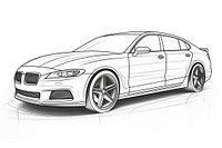 Car sketch vehicle drawing.