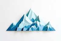 Mountain art origami paper.