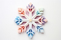 Snowflake art paper celebration.