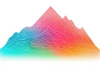 Mountain Risograph style backgrounds nature white background.