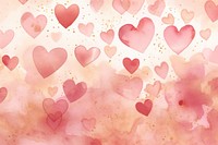 Hearts watercolor background backgrounds pink celebration.