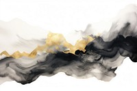 Black color mountain backgrounds painting smoke.