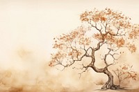 Opium tree watercolor background painting plant tranquility.