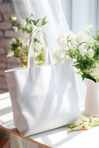 Fashion Canvas Bag Mockup bag handbag flower.