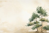 Pine tree watercolor background painting backgrounds plant.