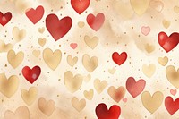 Red hearts watercolor background backgrounds celebration abstract.