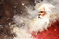 Santa watercolor background painting backgrounds adult.
