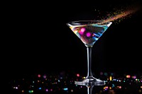 Cocktail martini drink light.