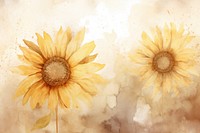 Sunflower watercolor background backgrounds painting petal.