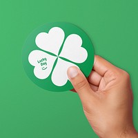 St. Patrick's Day badge sticker