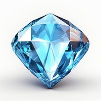 Blue shield gemstone jewelry diamond.