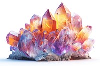 Industry gemstone crystal amethyst.