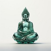 Buddha gemstone representation spirituality.
