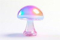 Mushroom shape lamp white background toadstool.