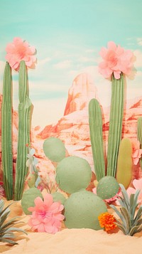 Cactus desert outdoors nature flower.