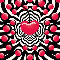 Cherry pattern art backgrounds concentric.