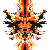 Fire art abstract graphics.