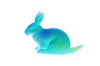 Abstract blurred gradient illustration Rabbit animal rodent mammal.