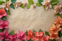 Bougainvillea border origami flower paper.