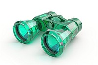 Binoculars gemstone jewelry green.