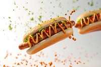 Hotdogs food medication bratwurst.