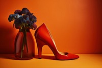Flower shoe footwear glamour.