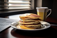 Pancake cup brunch bread.