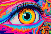 A eye painting backgrounds pattern.