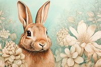 Rabbit painting drawing animal.