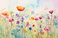 Background flower garden painting backgrounds outdoors.