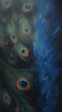 Backgrounds painting peacock pattern.