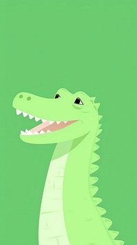 Crocodile selfie cute wallpaper animal reptile cartoon.