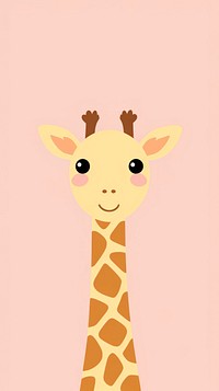 Giraffe selfie cute wallpaper animal cartoon mammal.