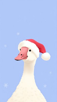 Goose selfie cute wallpaper animal snowman cartoon.