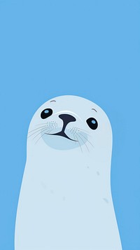 Seal selfie cute wallpaper animal cartoon mammal.