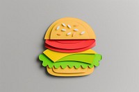 Burger food gray background creativity.