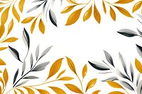 Olive leaves border frame backgrounds pattern line.