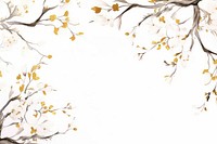 PNG Blooming apple tree branch border frame backgrounds pattern flower.