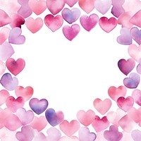 Pink hearts heart shape border backgrounds pattern petal.