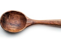 Wooden spoon ladle white background silverware.