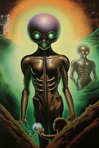 Full body aliens adult representation spirituality.