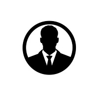 Money logo icon silhouette adult black.