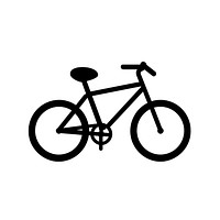 Bicycle logo icon vehicle transportation crankset.