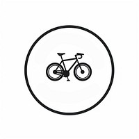 Gym logo icon bicycle vehicle transportation.