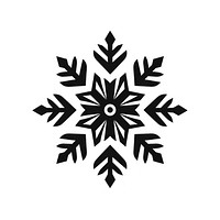 Snowflake logo icon pattern white white background.