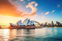 Australia landmark travel architecture.
