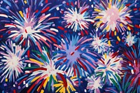 Fireworks painting backgrounds pattern.